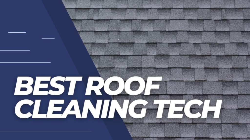 roof cleaning tech